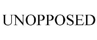 UNOPPOSED