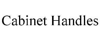 CABINET HANDLES