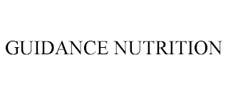 GUIDANCE NUTRITION