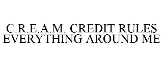 C.R.E.A.M. CREDIT RULES EVERYTHING AROUND ME