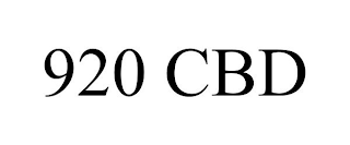 920 CBD