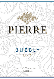 PIERRE BUBBLY DRY ALC. 6.9% BY VOL. 500ML