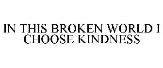 IN THIS BROKEN WORLD I CHOOSE KINDNESS