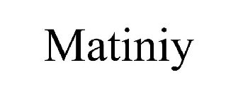 MATINIY