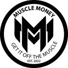 MM MUSCLE MONEY GET IT OFF THE MUSCLE EST. 2022