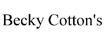 BECKY COTTON'S