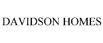 DAVIDSON HOMES