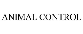 ANIMAL CONTROL