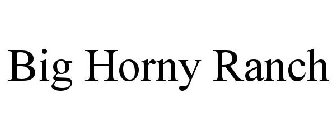 BIG HORNY RANCH