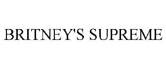 BRITNEY'S SUPREME