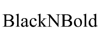 BLACKNBOLD