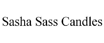 SASHA SASS CANDLES