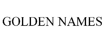 GOLDEN NAMES