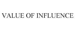 VALUE OF INFLUENCE