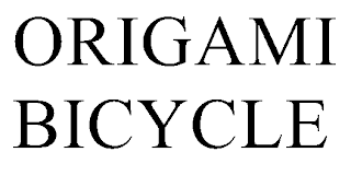 ORIGAMI BICYCLE