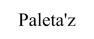 PALETA'Z