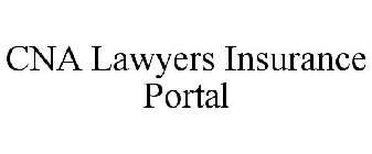 CNA LAWYERS INSURANCE PORTAL