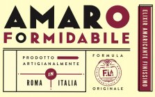 AMARO FORMIDABILE, PRODOTTO ARTIGIANALMENTE IN ROMA ITALIA, ELIXIR AMARICANTE FINISSIMO FORMULA ORIGINALE ROMA F.L.A. SI SEDES NON IS, ELIXIR AMARICANTE FINISSIMONTE IN ROMA ITALIA, ELIXIR AMARICANTE 