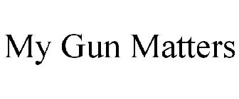 MY GUN MATTERS