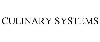 CULINARY SYSTEMS