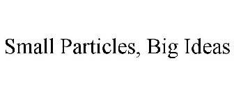 SMALL PARTICLES BIG IDEAS