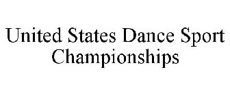 UNITED STATES DANCE SPORT CHAMPIONSHIPS