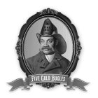 FIRE CHIEF 489 FIVE GOLD BUGLES