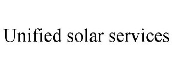 UNIFIED SOLAR SERVICES