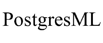 POSTGRESML