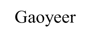 GAOYEER