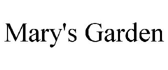 MARY'S GARDEN