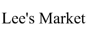 LEE'S MARKET