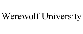 WEREWOLF UNIVERSITY