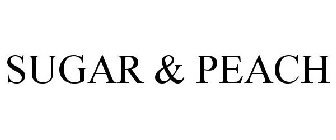 SUGAR & PEACH