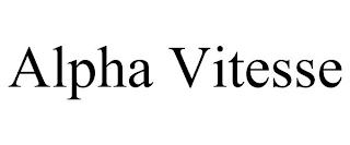 ALPHA VITESSE