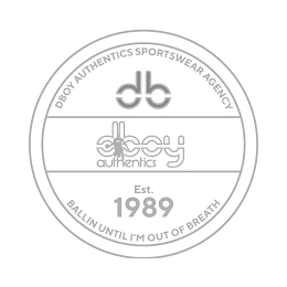 DBOY AUTHENTICS SPORTSWEAR AGENCY DB DBOY AUTHENTICS DB EST. 1989 BALLIN UNTIL I'M OUT OF BREATH