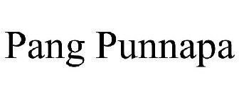 PANG PUNNAPA