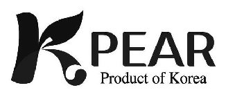 K PEAR PRODUCE OF KOREA