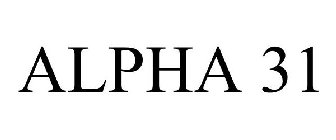 ALPHA 31