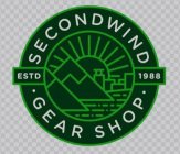 SECONDWIND · GEAR SHOP · ESTD 1988