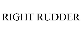 RIGHT RUDDER