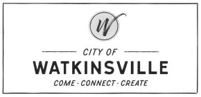 W CITY OF WATKINSVILLE COME CONNECT CREATE