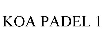 KOA PADEL 1