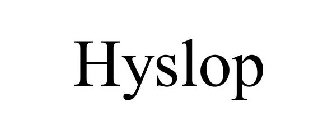 HYSLOP