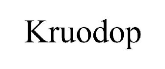 KRUODOP