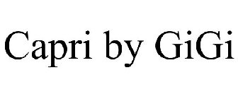 CAPRI BY GIGI