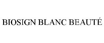 BIOSIGN BLANC BEAUTÉ