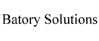 BATORY SOLUTIONS