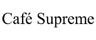 CAFÉ SUPREME