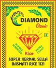 DIAMOND CLASSIC DOUBLE SORTEXED EXTRA CLEAN RICE SUPER KERNAL SELLA BASMATI RICE 1121